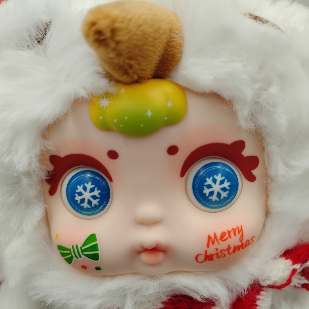 Baby Three Christmas Series "Christmas Snowman" 4 Different Eye Options - Picture 8 of 16